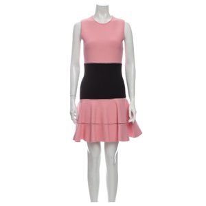 ALEXANDER MCQUEEN Colorblock mini dress